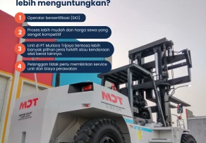 Mengapa sewa forklift di PT Mutiara Trijaya Sentosa lebih menguntungkan